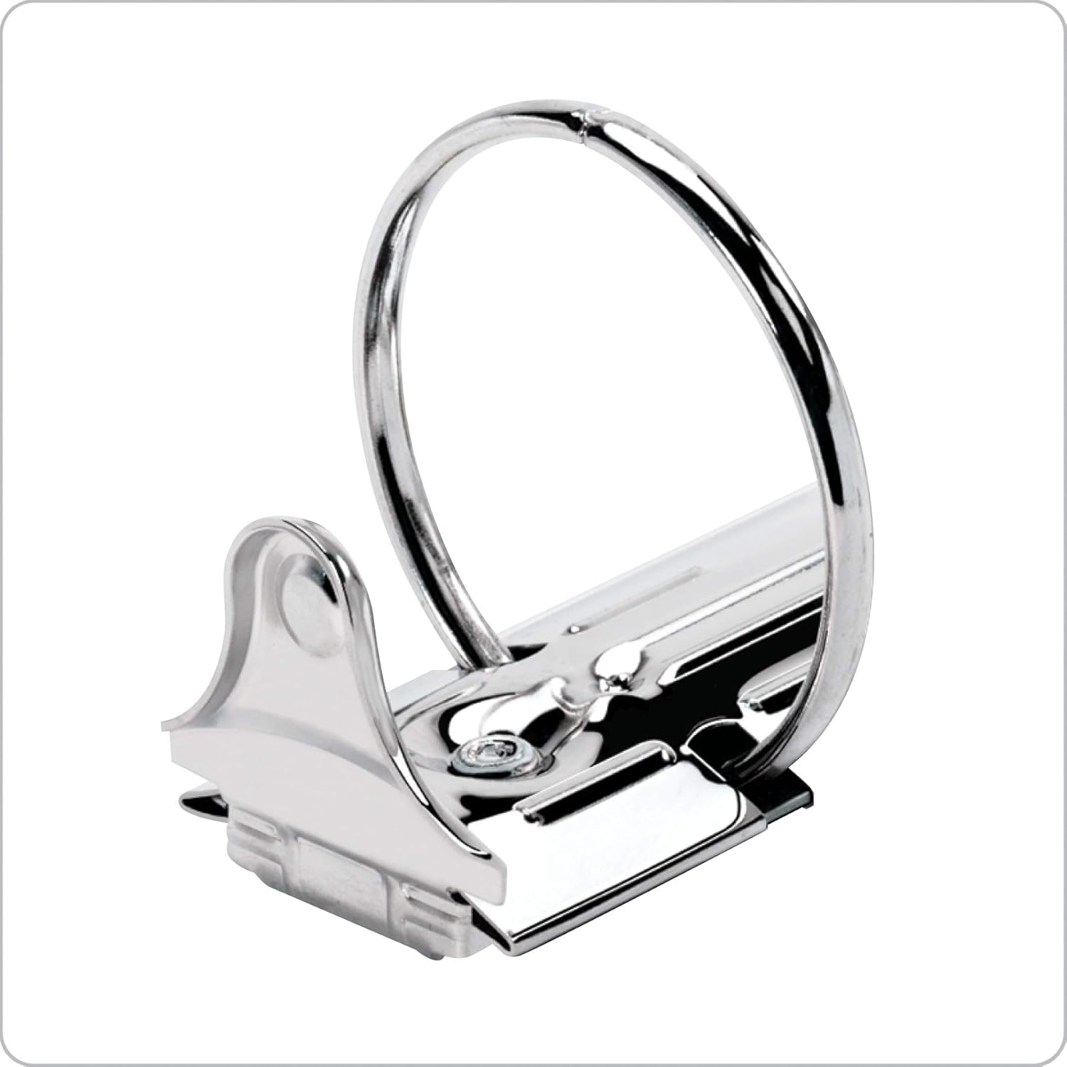 Cardinal Economy 3-Ring Binders, 1.5", Round Rings, Holds 350 Sheets, ClearVue Presentation View, Non-Stick, White, Carton of 12 (90631): Office Products