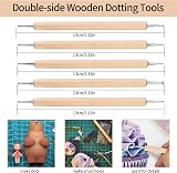 Xiaomoyu Clay Tools Set 10 pcs Wooden Polymer Clay Sculpting Kit view 2