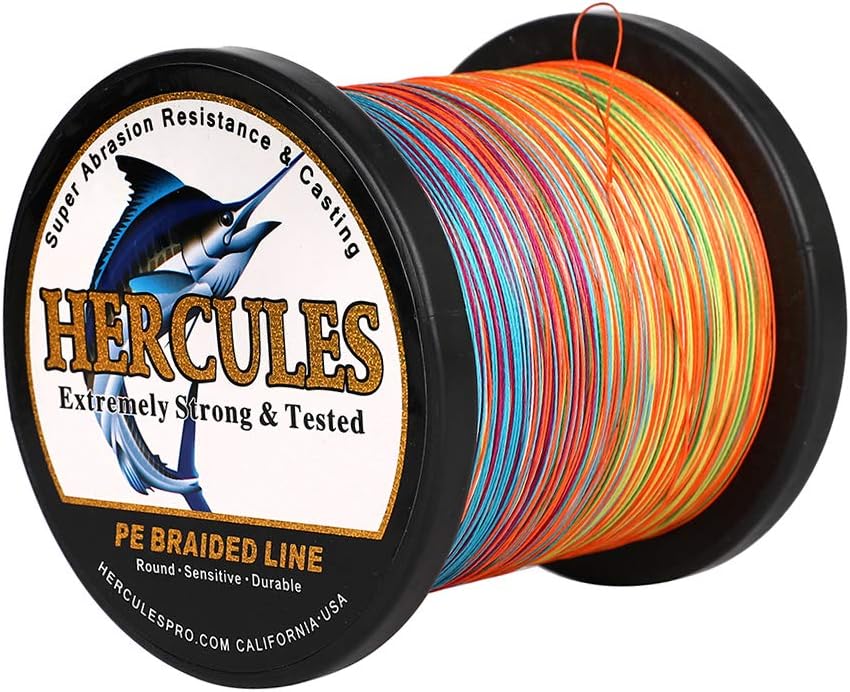 HERCULES Super Cast 300M 328 Yards Braided Fishing Line 80 LB Test for