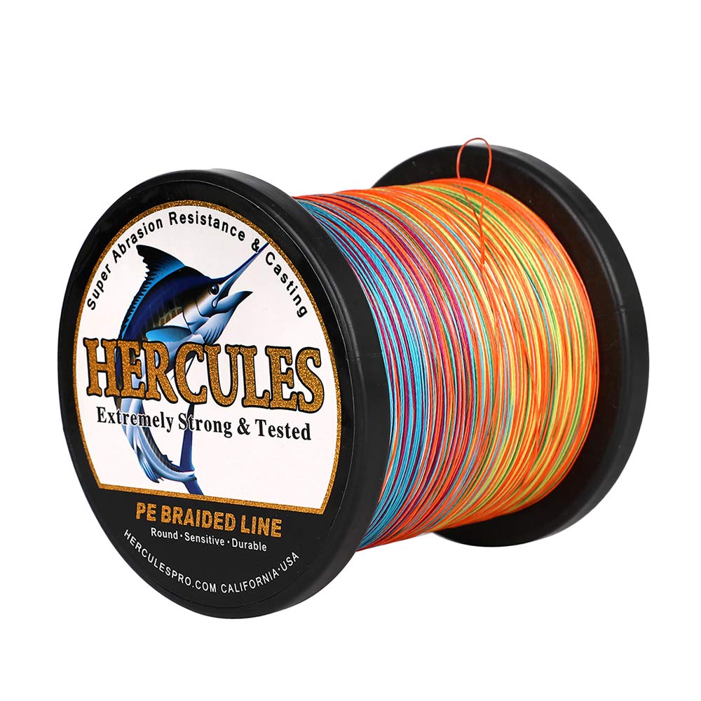 HERCULES Super Cast 300M 328 Yards Braided Fishing Line 80 LB Test for
