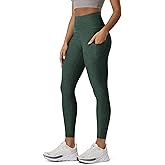 ODODOS Women's High Waisted Yoga Leggings with Pockets - Ultra Soft odSTRATUM Tech Performance Workout Running Yoga Pants
