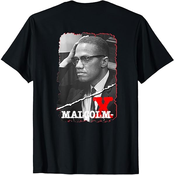Amazon.com: Great Moment Store Kids Unisex Youth Malcolm X T-Shirt