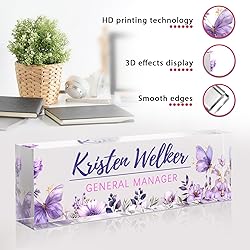 Custom Office Name Plate for Desk - Desk Name Plate