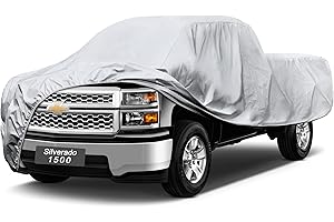 GUNHYI Pickup Truck Cover - Waterproof All Weather, 6 Layer Heavy Duty Universal Fit Ford F150, Chevy Silverado, GMC Sierra, Dodge Ram 1500 Regular/Extended/Crew Cab (Up to 230 inch)