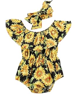 sunflower outfit for baby