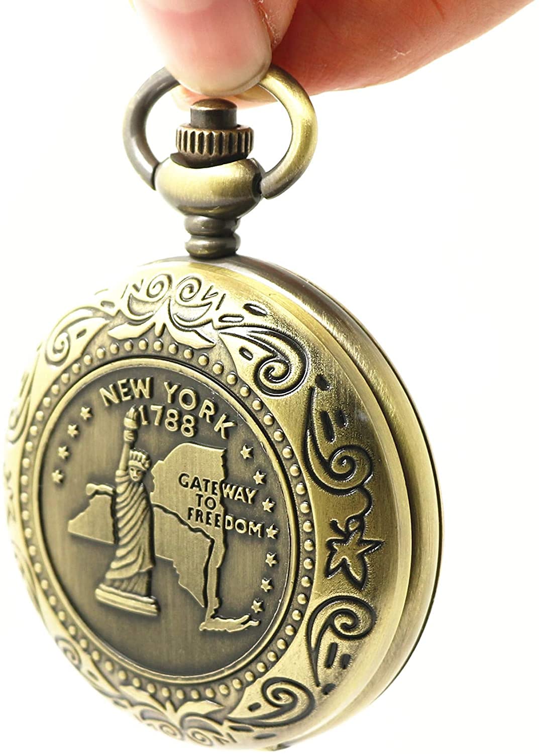 Shiwaki Copper Classic Collection Antiqued Finish Compass Pocket Compass,Survival Gear Compass for Hiking,Camping,Motoring,Backpacking,Outdoor Activities