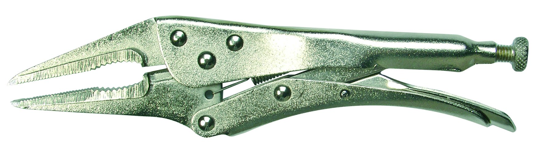 BGS 474 | Locking Long Nose Grip Pliers | 170 mm