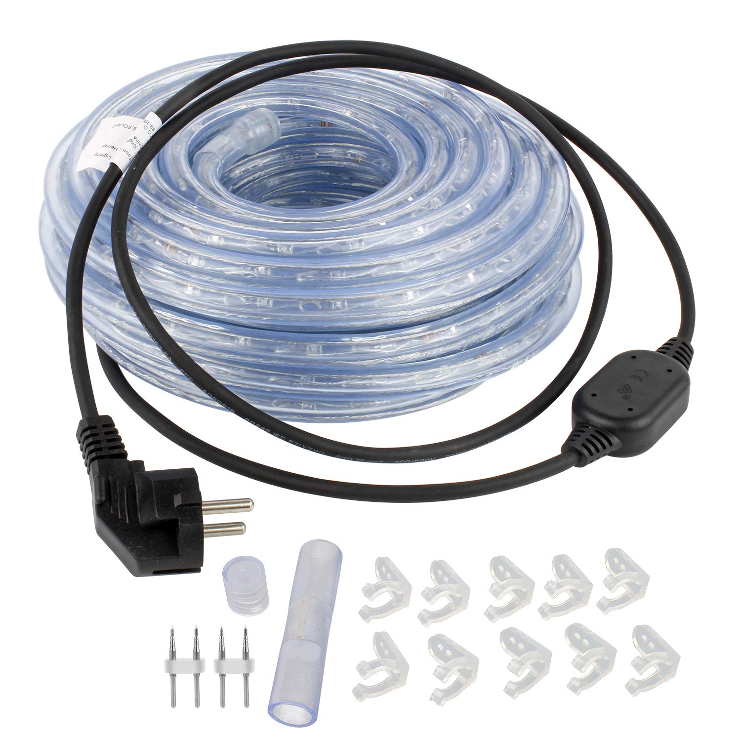 Forever Speed 30M LED Lichterschlauch Außen,1080LEDs Wasserfest LED Lichtschlauc Schlauch Außen und Innen für Weihnachten, Hochzeit, Dach, Zaun Dekoration Beleuchtung WarmWeiß IP65 7