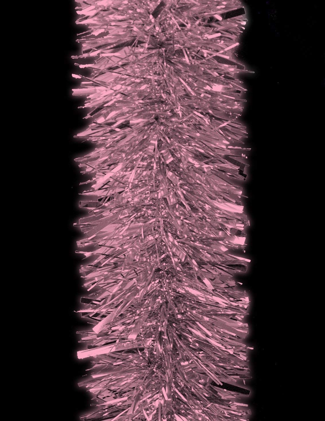 Toyland® 3m Baby Pink / Blush Pink Tinsel - Chunky Christmas Tinsel - Christmas Decorations