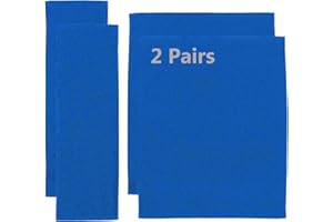 COUNTING MARS STAY GENT 2 Set Replacement Cover Canvas for Directors Chair, 20cm X 52cm + 52cm X 41cm Blue