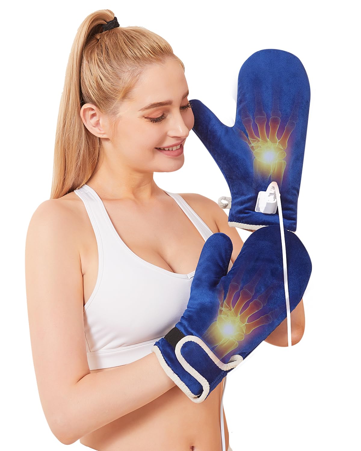 Photo 1 of Heated Gloves for Hand Pain Relief, 2 Pack Electric Wrist/Fingers/Whole Hand Heating Pad, 86-158? & Auto Shut Off Heated Mittens, Ideal for Arthritis Pain Relief & Carpal Tunnel Relief