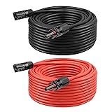 Kimbluth 10 AWG Solar Extension Cable 100FT Black