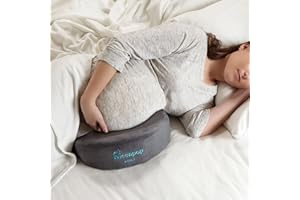 hiccapop Pregnancy Pillow Wedge for Belly Support | Maternity Wedge Pillow | Belly Wedge Pillow | Pregnancy Wedge Pillows Support Body, Legs, Back, Knees