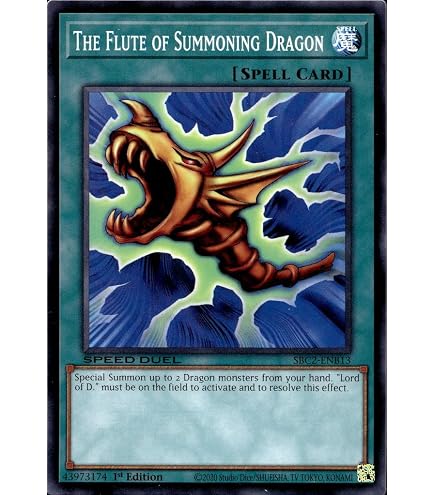 Amazon.com: YU-GI-OH! - The Flute of Summoning Dragon (DPBC-EN018