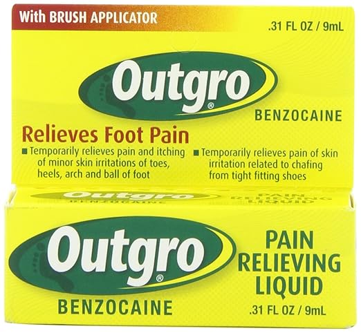 Outgro Pain Relieving Liquid with Brush Applicator,