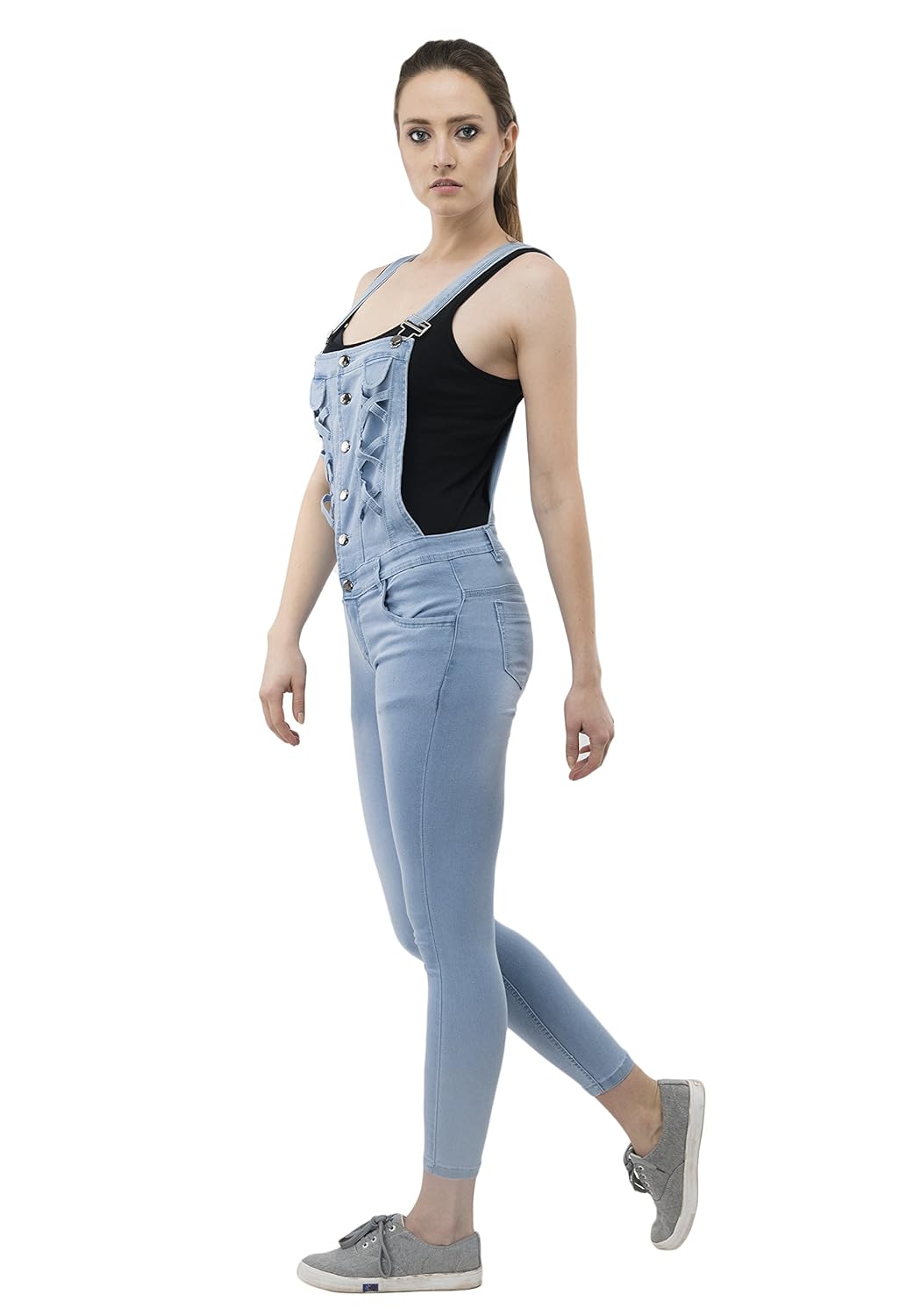 aakrithi denim jumpsuit