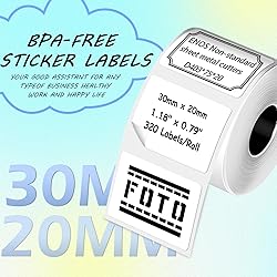 Thermal Labels Compatible with Phomemo