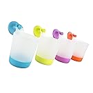 Puj PhillUp - Hangable Kid's Cups (4-pack), BPA Free, PVC Free, Dishwasher Safe