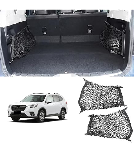 thumbnail image 2 of Subaru Forester Rear Liftgate Cargo Net – 2014-2017 – OEM F551SSG001 – Retractable 2 of 3