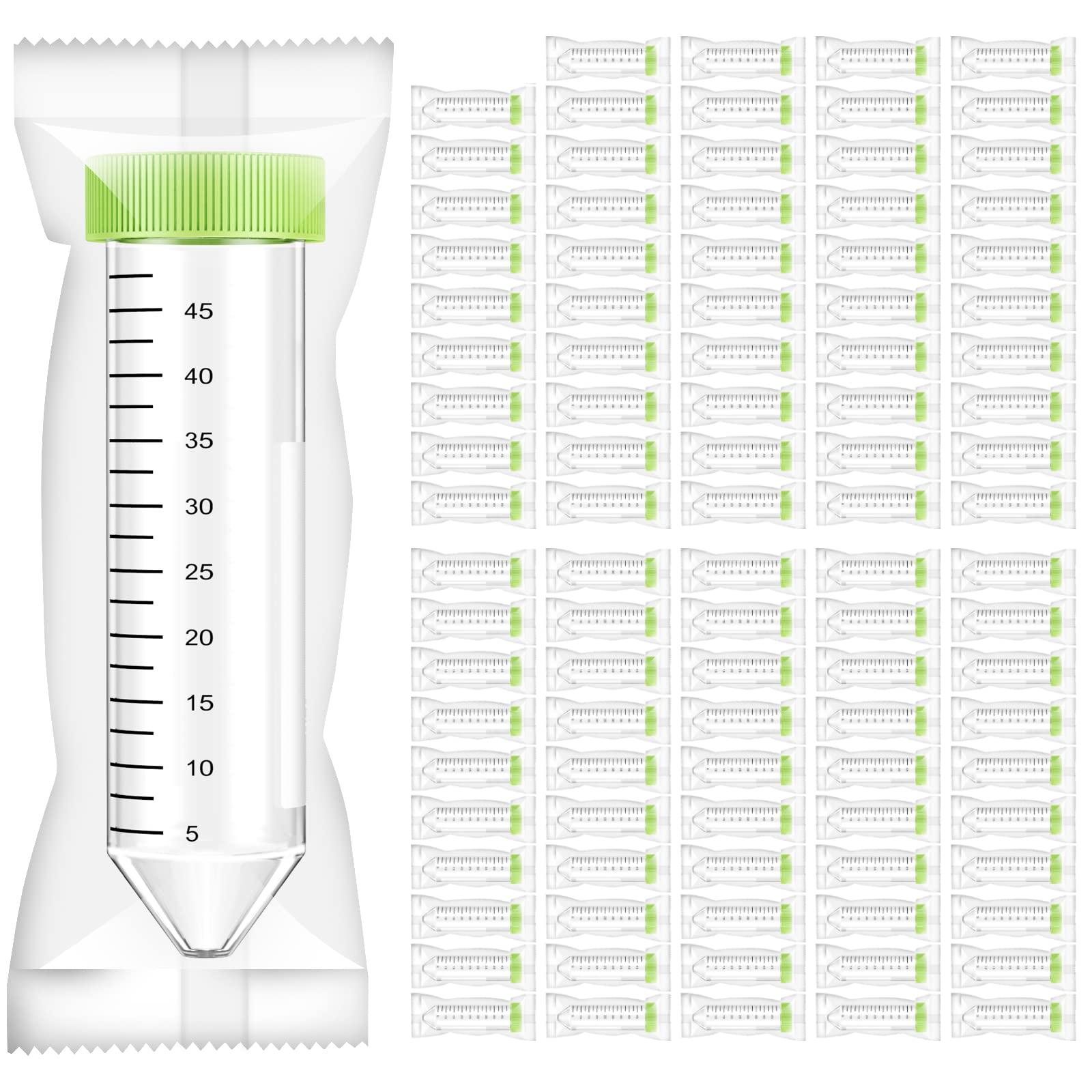 HKJWYES Centrifuge Tubes 50mL,Sterile Individually