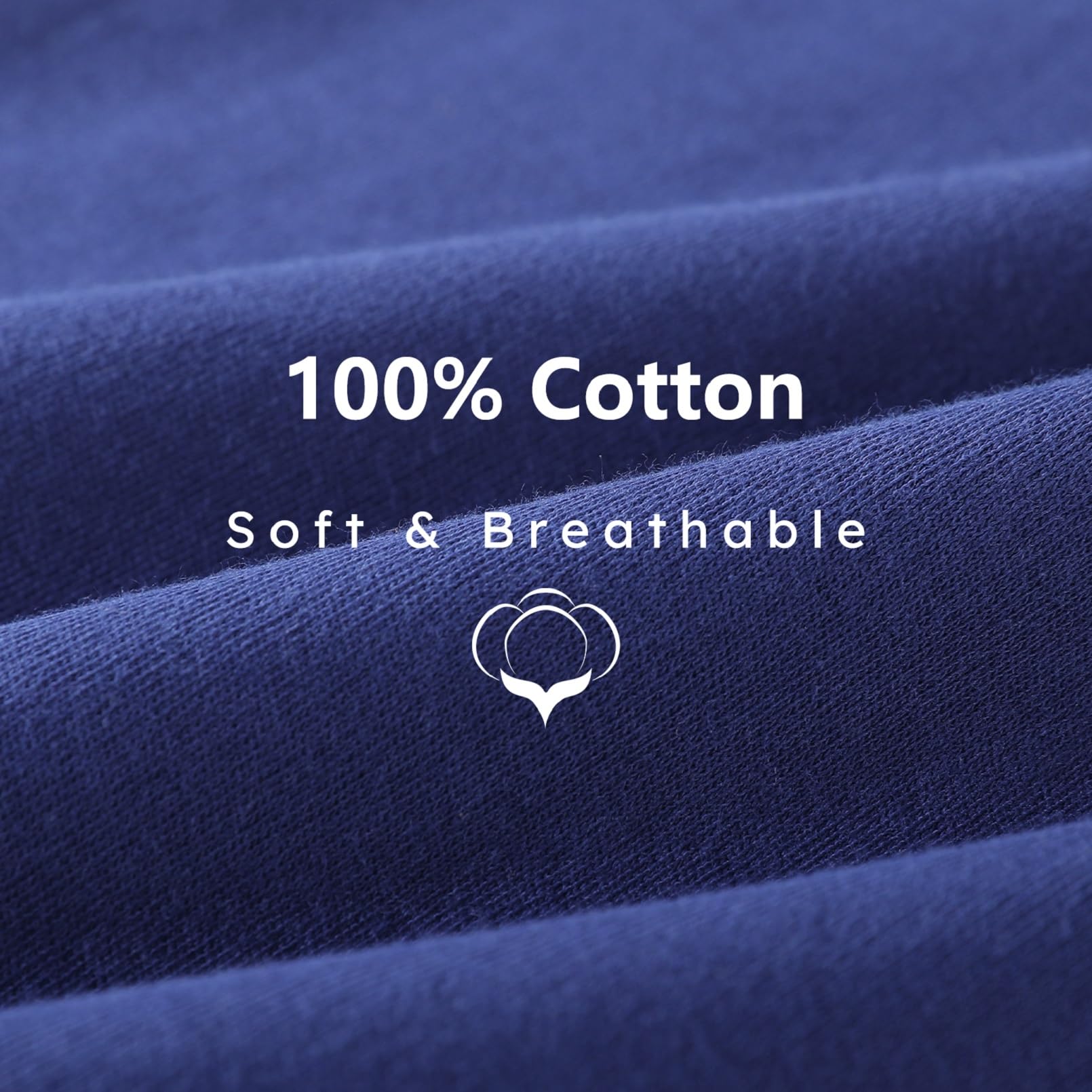 FIEMOL Baby Sleep Sack 6-12 Months, 100% Cotton Sleeping Sack for Newborn and Infant, 3 Pack Baby Wearable Blanket, 0.5 Tog Lightweight Double Zipper Sleep Bag Cyan