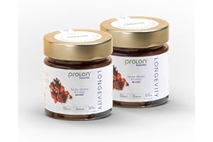 Prolon L-Spread Almond Chocolate Spread | Healthy Low Sugar Keto Snack | Magnesium, Vitamin E, Fiber, Calcium | Gluten-Free, Vegan, Dairy-Free | Plant-Based w/Cane Sugar, & Healthy Fats, 2 Jars