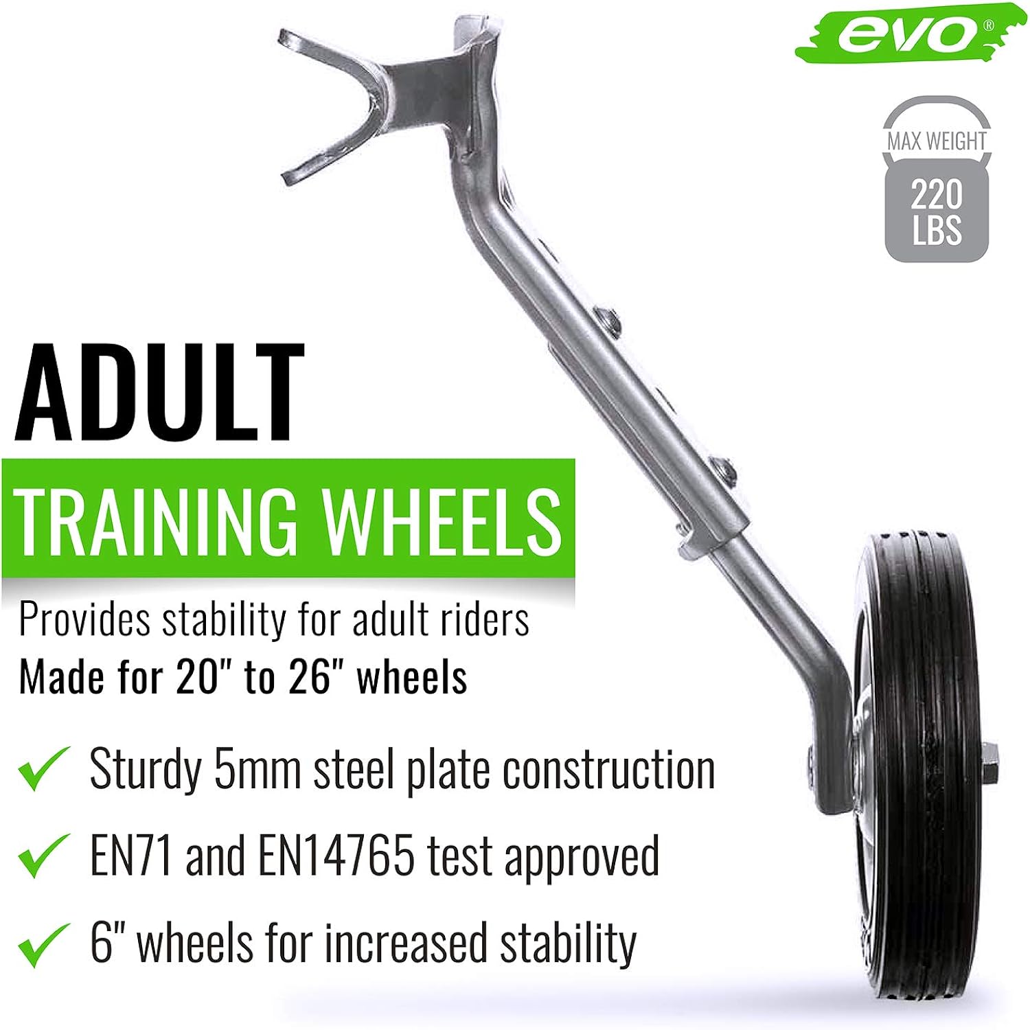 heavy duty training wheels 26