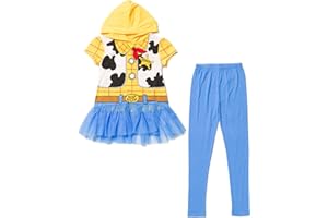 Disney Pixar Toy Story Minnie Mouse Mickey Mouse Winnie the Pooh Baby Girls T-Shirt and Leggings Outfit Set Infant to Big Kid