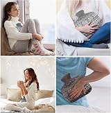 Heyu-Lotus 1L Hot Water Bottle with Soft Knitted Cover for Pain Relief view 7