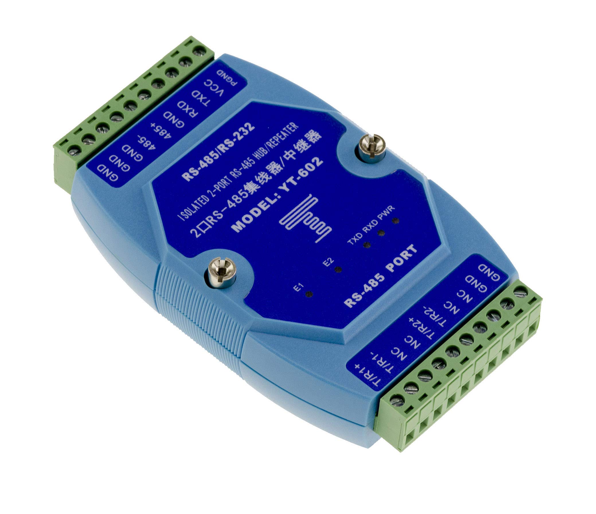 KALEA-INFORMATIQUE RS232 to two RS485 ports converter or RS-485 to two RS-485 ports hub. With Photoelectric Isolation. Photoelectric Data Converter Hub RS-232 RS-485