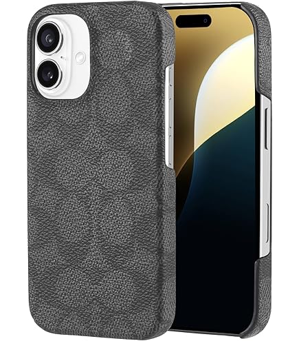 Amazon.com: Coach Leather Slim Wrap Case for Apple iPhone 13