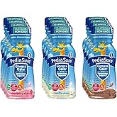 PediaSure Grow & Gain Nutrition Shake for Kids, Immune Support Shake Variety Sampler Pack - 12 Pack Of 8 Fl Oz Bottles - By Obanic (12-Pack)