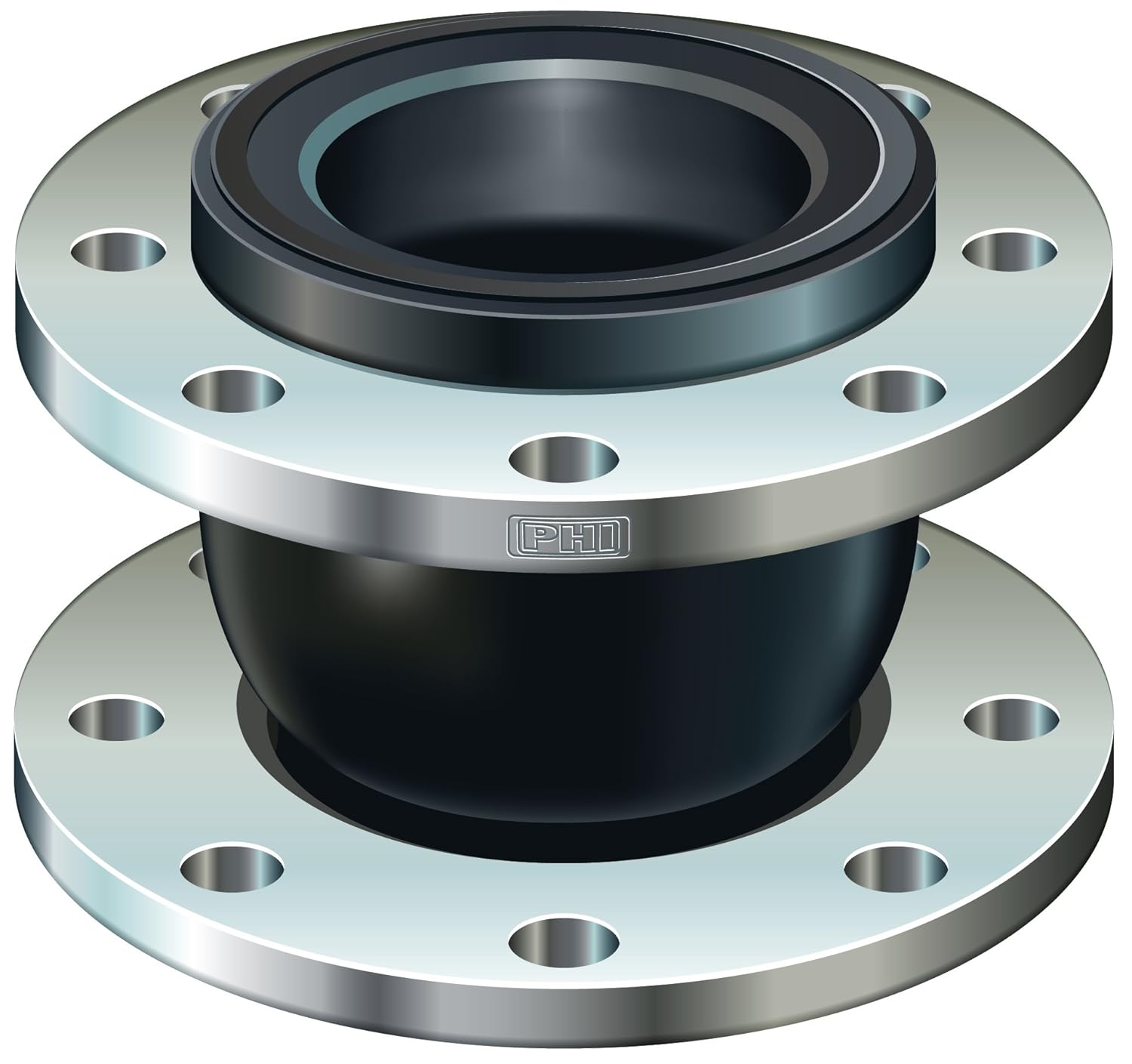 21/2" Neoprene Single Arch Rubber Expansion Joint