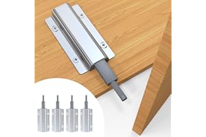 I-EASYDWW Magnetic Push Latch, Push to Open Cabinet Hardware, Magnetic Door Latch for Cabinet Door Closure, Push Release Latch for Drawer Kitchen Door, 4 Pack