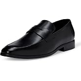 Amazon Essentials Men's Square Apron Toe Penny Loafer with Memory Foam