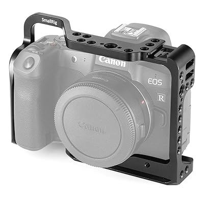 SMALLRIG Camera Cage for Canon EOS R, Built-in Cold Shoe and Anti-Twist Design Cage - 2251