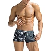 COOFANDY Mens Swim Trunks Swimwear Bathing Suit Swim Brief Square Leg Board Short S-3XL