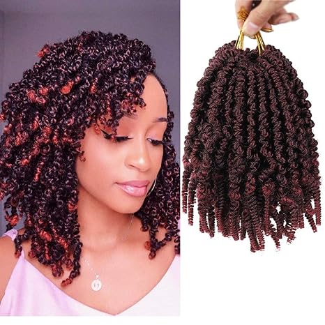 Amazon Com 6 Packs Pre Twisted Spring Twist Hair 8 Inch Pre
