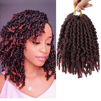Amazon Com 6 Packs Pre Twisted Spring Twist Hair 8 Inch Pre