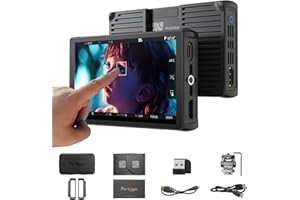 Portkeys LH5C 5.4" Camera Field Monitor Wired Control for FS5/FS7/FX6/FX9/PXW-Z200/A1/ZV-1/ZV-E1/A9II/A7RIII/A7RIV/A7MIV/FX2/FX3/FX30/A9M3/A6700/A7CII, R5/6/7/8, BS1H/BGH1/GH5/6/7, etc