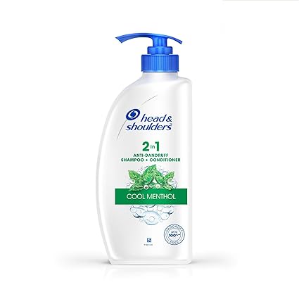 Head & Shoulders , Anti Dandruff Shampoo + Conditioner, Cool Menthol , 650 ML