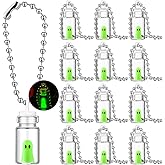 Tondiamo Glow in The Dark Halloween Keychains Bulk Mini Adopt a Ghost Keychain for Halloween Party Favor Boo Basket Stuffers