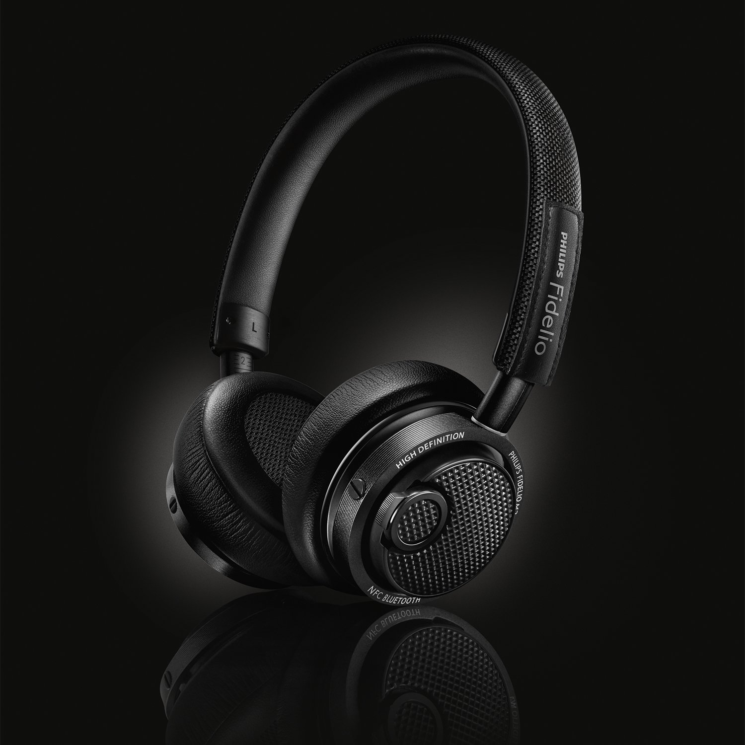 Philips M2BTBK/27 Fidelio Wireless Bluetooth Headphones, Black