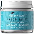 Nelson Naturals Fresh Mint Mineral Rich Fluoride Free Toothpaste with Hydroxyapatite 93g, 3.25 Ounce (Pack of 1)