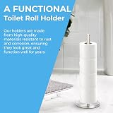 Blue Canyon Stainless Steel Toilet Roll Holder Spike Free Standing view 8
