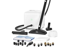 Dupray Neat Steam Cleaner with 27-Piece Accessory Kit – High-Performance Chemical-Free Cleaning for Floors, Cars, Tiles, and More, *Kills 99.9% of Bacteria & Viruses (incl. x16 assorted brushes)