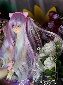 Tita-Doremi Ball-jointed Doll BJD Perücke Puppen Haarteil Für 1/3 8-9 inch Dollfie Volks Pullip Blythe Obitsu60 SD13 17 DOD D