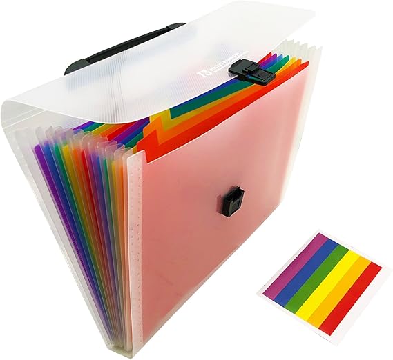 Expanding File Folders A4 Expandable File Organiser Accordion