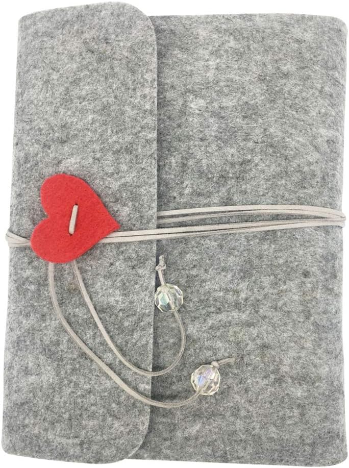 Photo Albums, Retro Photo Scrapbook Album DIY Photo Album Felt 60 Pages Memory Album Memory Book with Ringbinder for Birthday Gifts Family Couples Wedding Baby