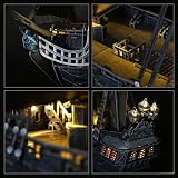 CubicFun 3D Puzzle Queen Annes Revenge Ship LED Lights 340 pcs Large view 5